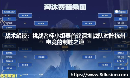 战术解读：挑战者杯小组赛首轮深圳战队对阵杭州电竞的制胜之道